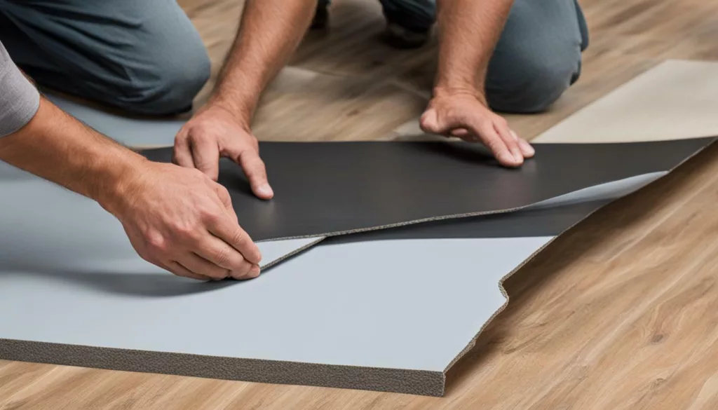 how to install vinyl flooring over a floating slab